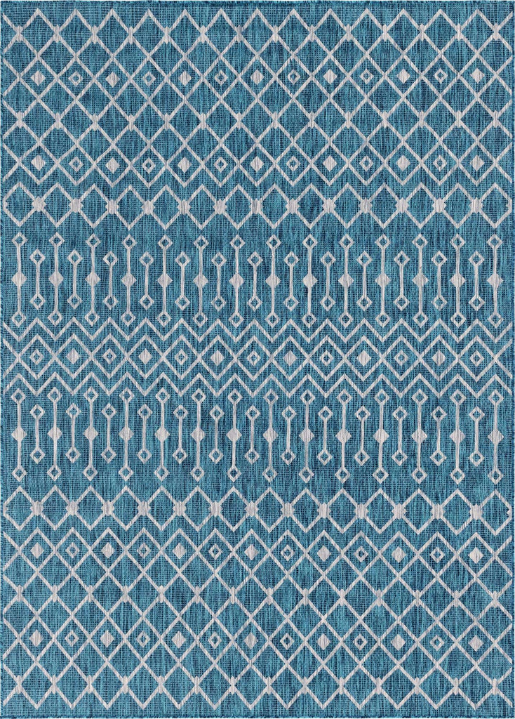 Outdoor Tribal Trellis Rug - Bombay Mercantile