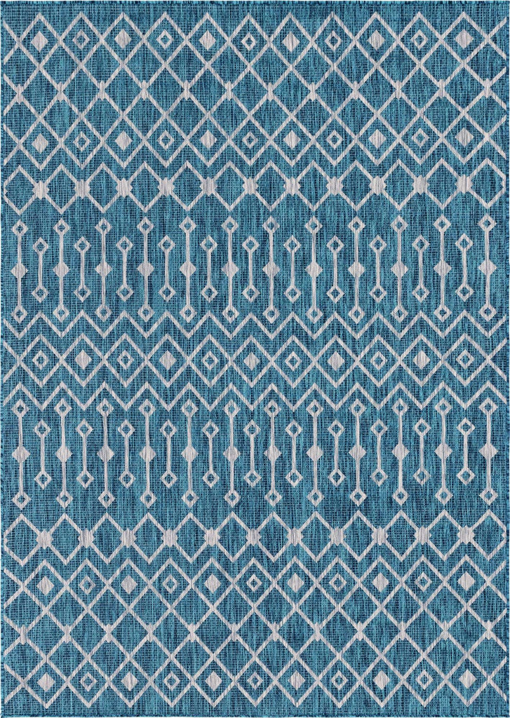 Outdoor Tribal Trellis Rug - Bombay Mercantile
