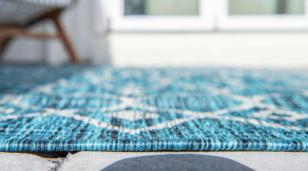 Outdoor Tribal Trellis Rug - Bombay Mercantile