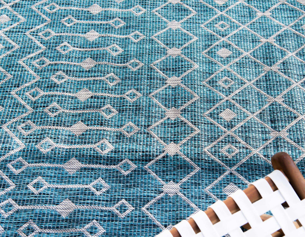 Outdoor Tribal Trellis Rug - Bombay Mercantile