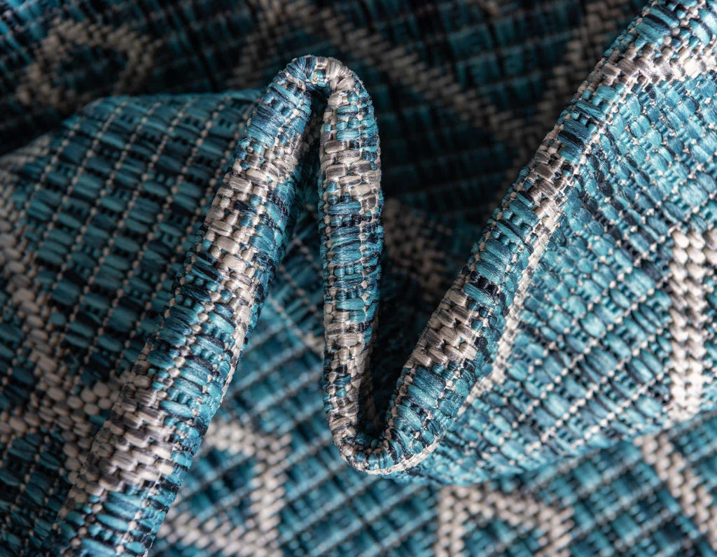 Outdoor Tribal Trellis Rug - Bombay Mercantile