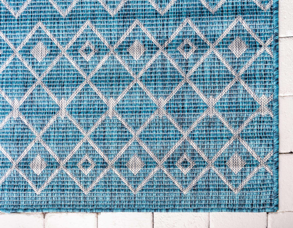 Outdoor Tribal Trellis Rug - Bombay Mercantile