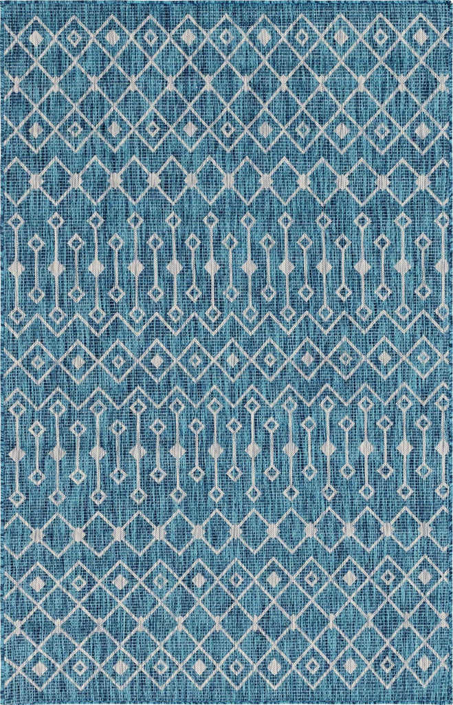 Outdoor Tribal Trellis Rug - Bombay Mercantile