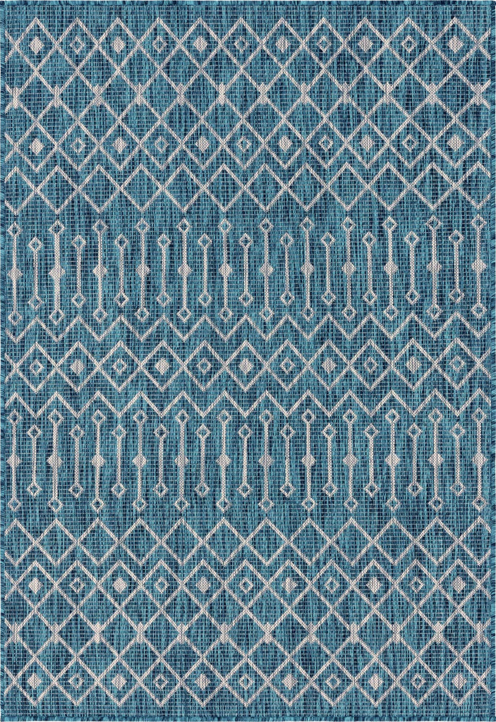 Outdoor Tribal Trellis Rug - Bombay Mercantile