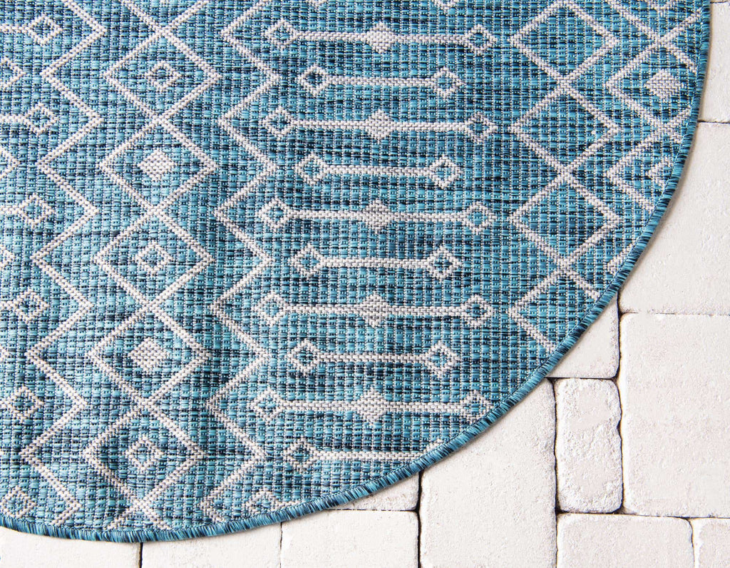 Outdoor Tribal Trellis Rug - Bombay Mercantile