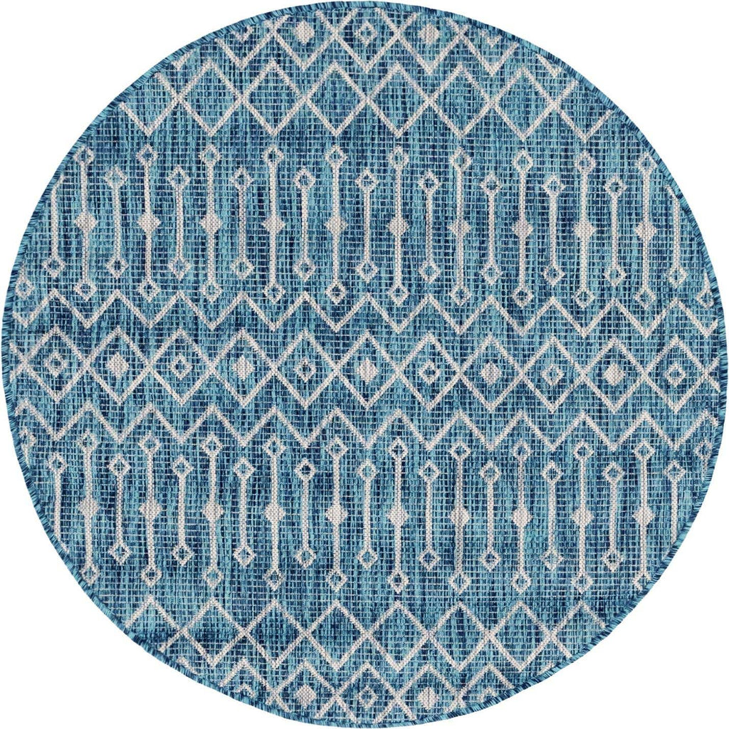 Outdoor Tribal Trellis Rug - Bombay Mercantile