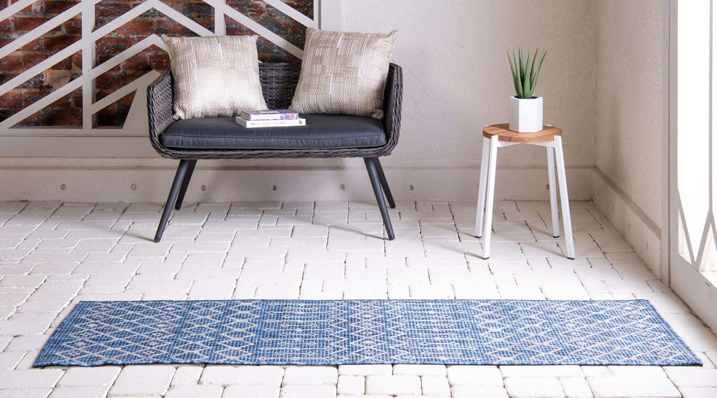 Outdoor Tribal Trellis Rug - The Nifty Decor