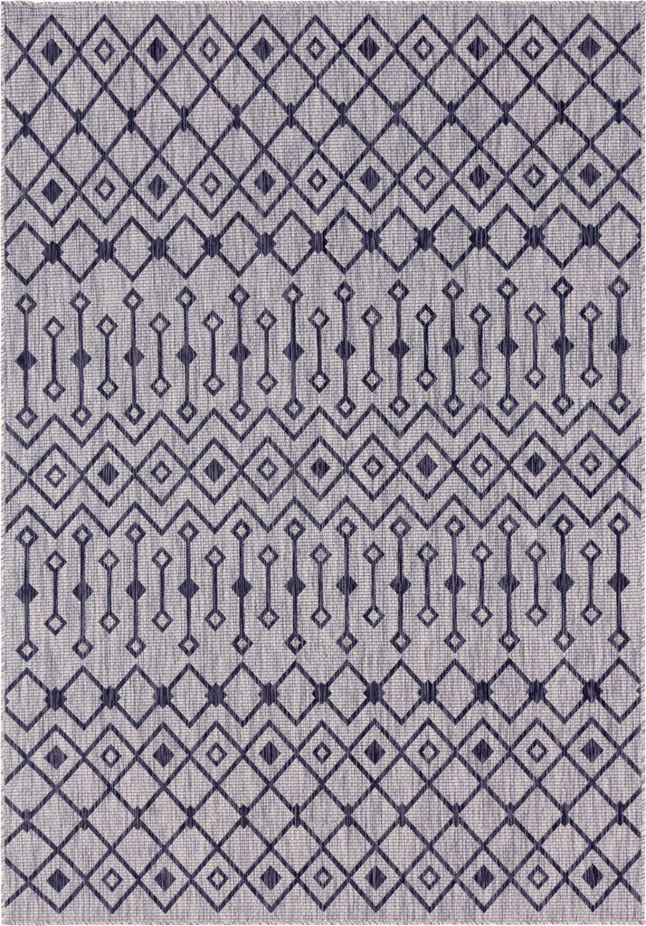 Outdoor Tribal Trellis Rug - Bombay Mercantile
