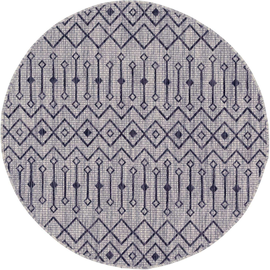 Outdoor Tribal Trellis Rug - Bombay Mercantile