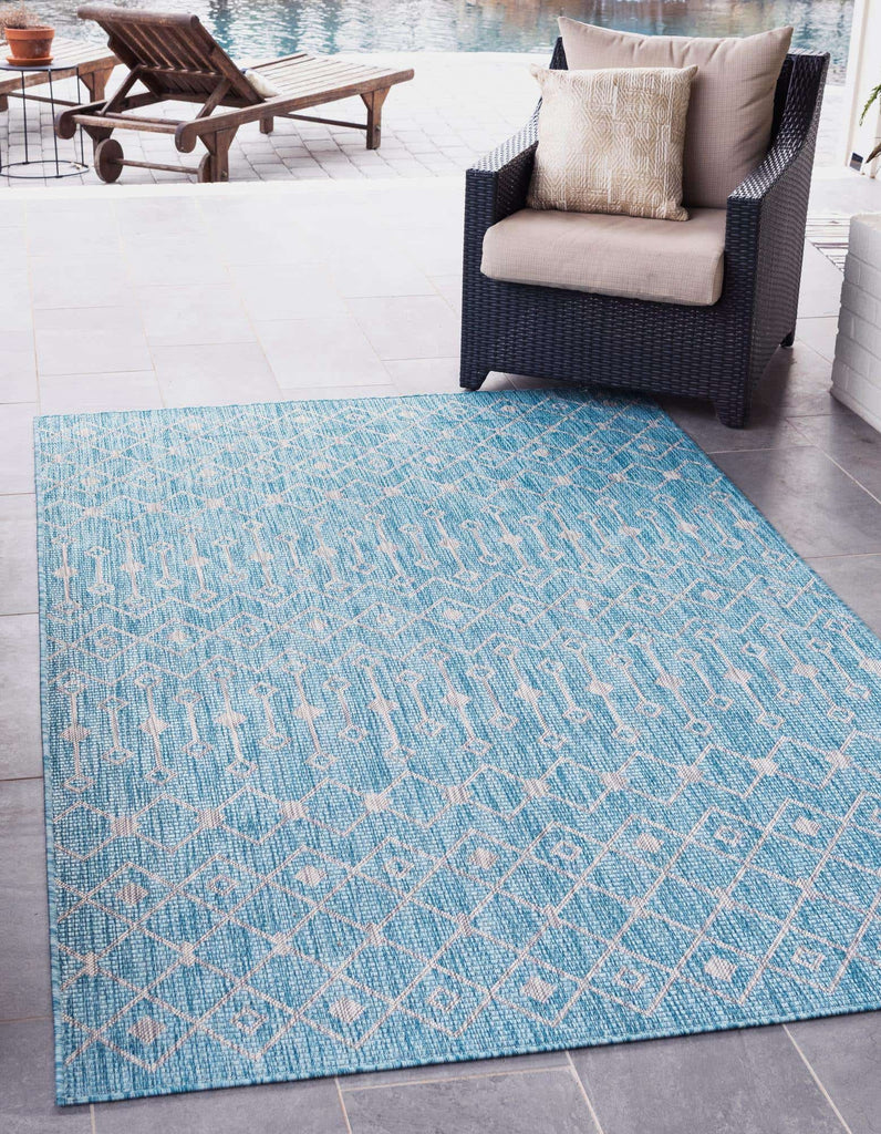 Outdoor Tribal Trellis Rug - The Nifty Decor