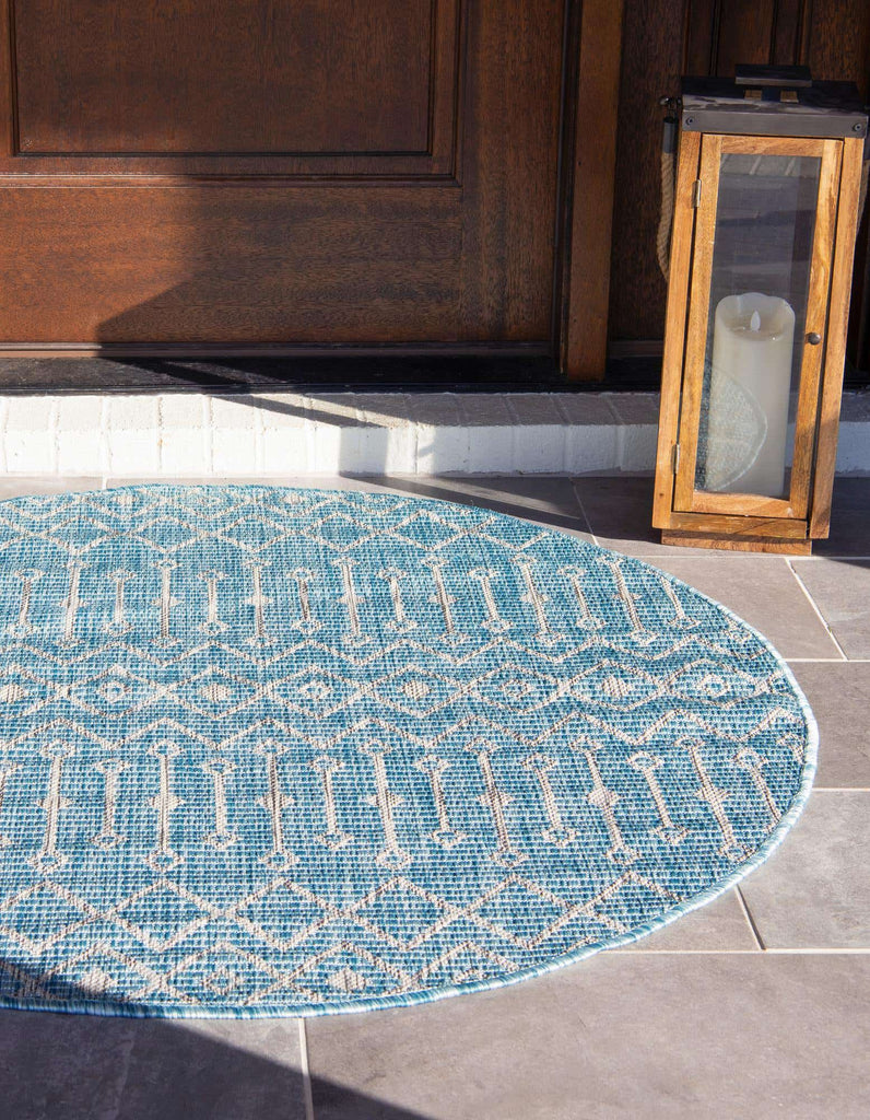 Outdoor Tribal Trellis Rug - The Nifty Decor