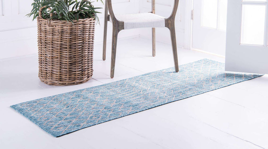 Outdoor Tribal Trellis Rug - The Nifty Decor