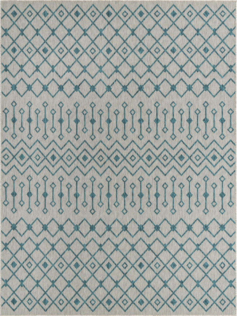Outdoor Tribal Trellis Rug - Bombay Mercantile
