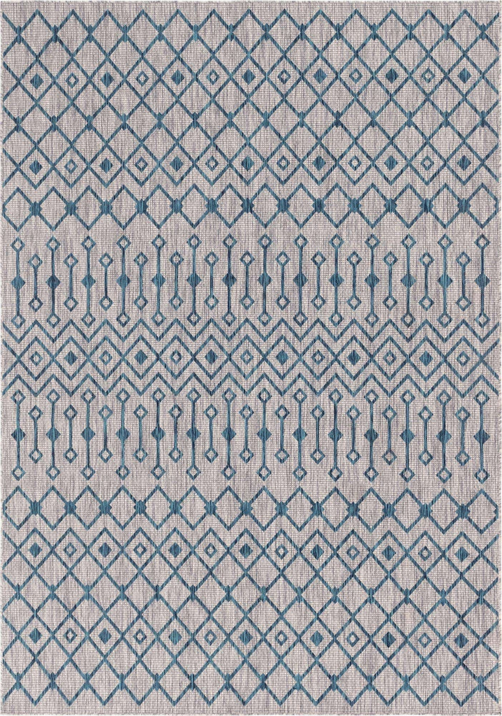 Outdoor Tribal Trellis Rug - Bombay Mercantile
