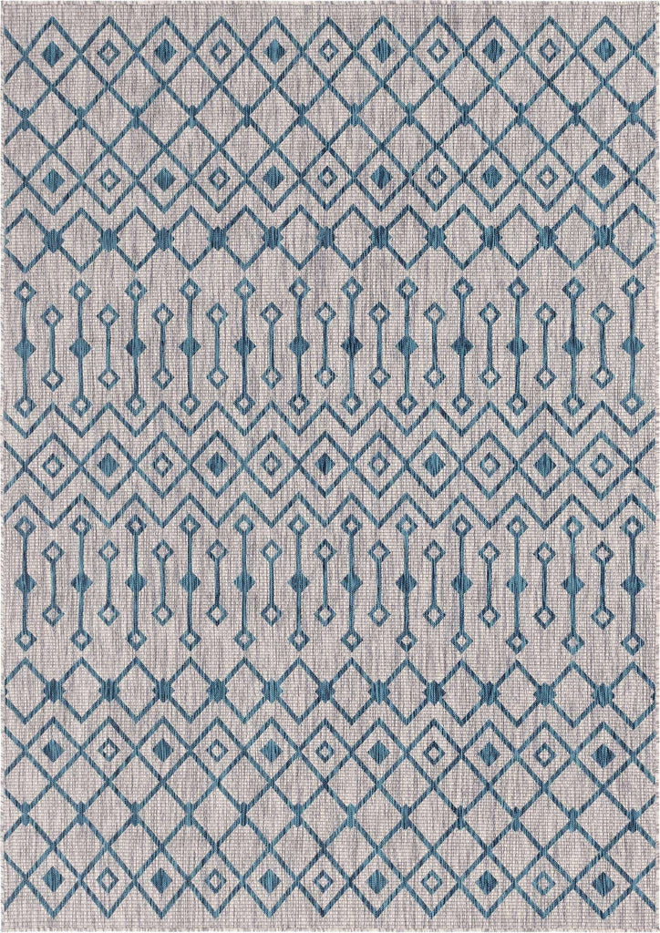 Outdoor Tribal Trellis Rug - Bombay Mercantile