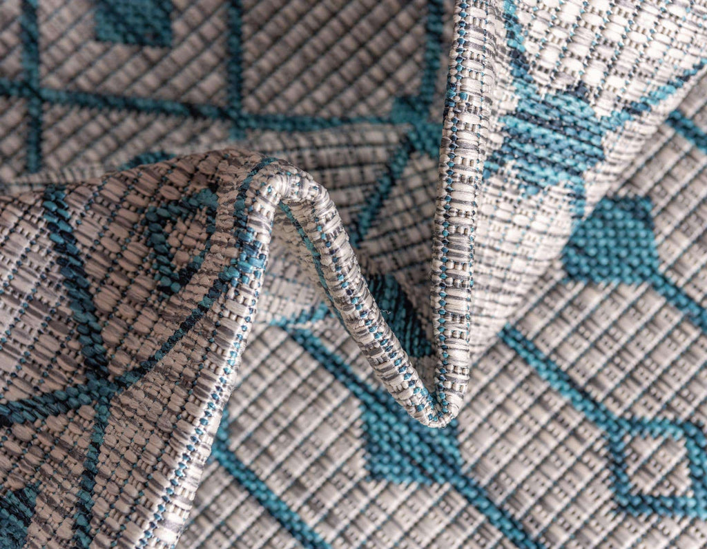 Outdoor Tribal Trellis Rug - Bombay Mercantile