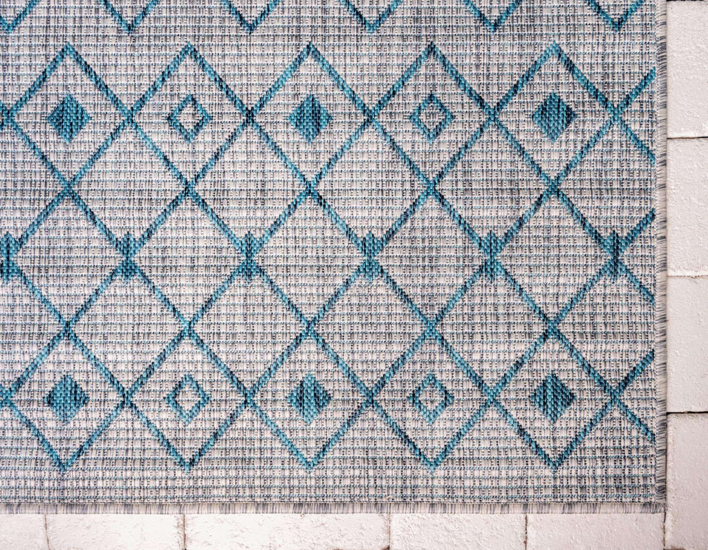 Outdoor Tribal Trellis Rug - Bombay Mercantile