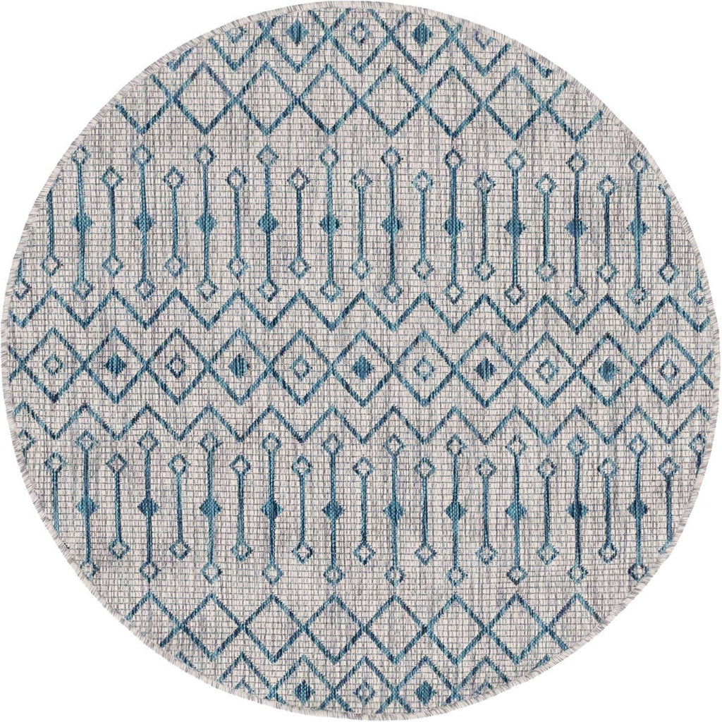 Outdoor Tribal Trellis Rug - Bombay Mercantile