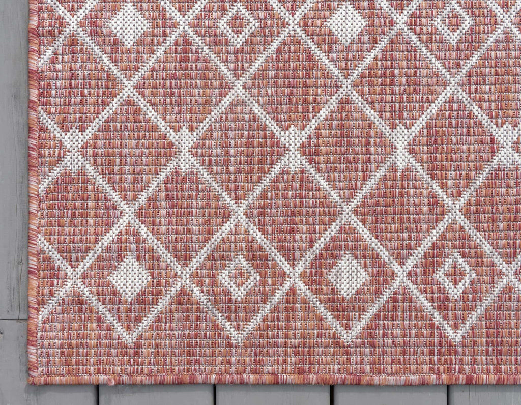Outdoor Tribal Trellis Rug - Bombay Mercantile