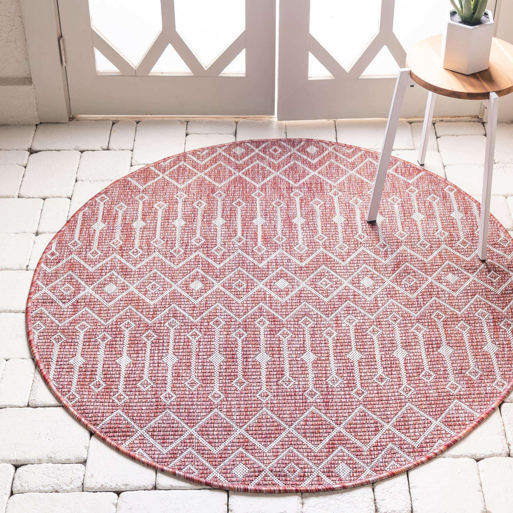 Outdoor Tribal Trellis Rug - Bombay Mercantile