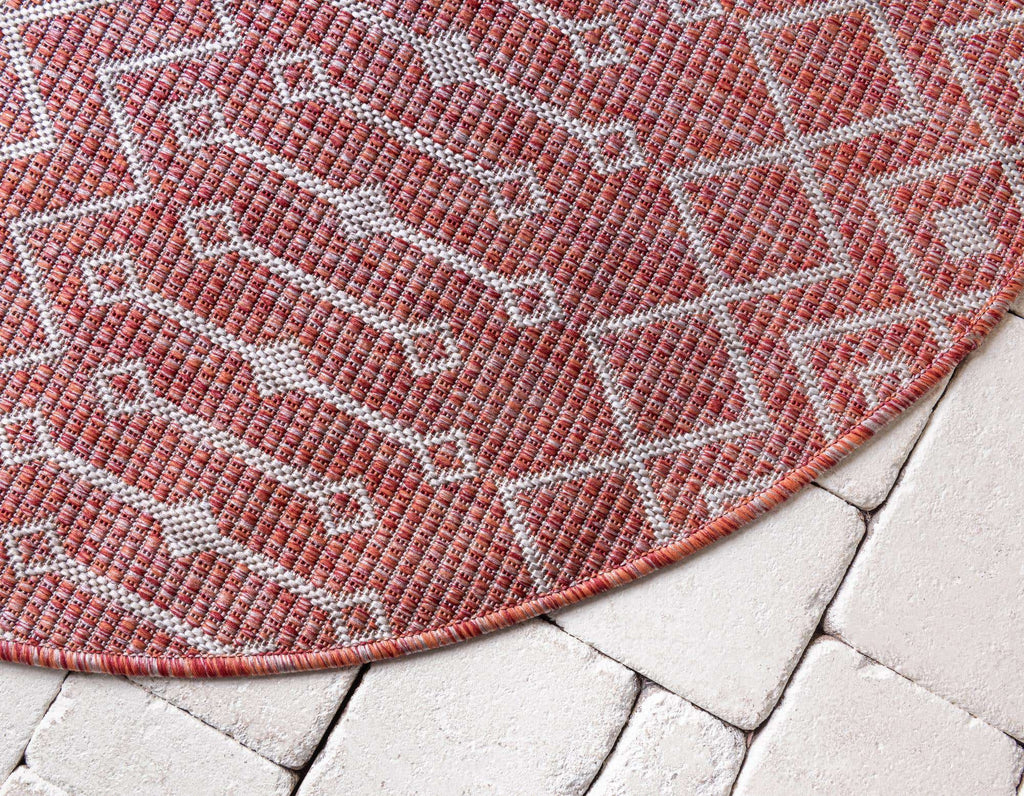 Outdoor Tribal Trellis Rug - Bombay Mercantile