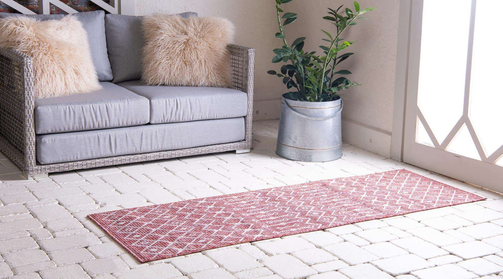 Outdoor Tribal Trellis Rug - Bombay Mercantile