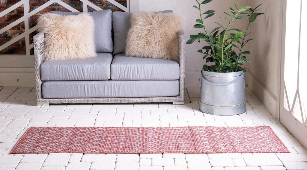 Outdoor Tribal Trellis Rug - Bombay Mercantile