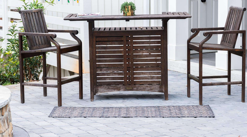 Outdoor Tribal Trellis Rug - The Nifty Decor