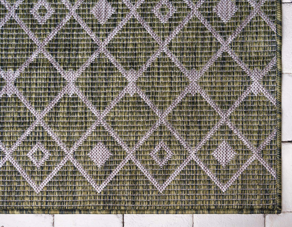 Outdoor Tribal Trellis Rug - Bombay Mercantile