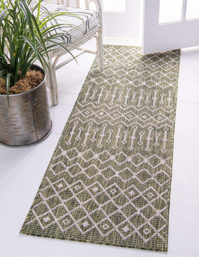 Outdoor Tribal Trellis Rug - Bombay Mercantile