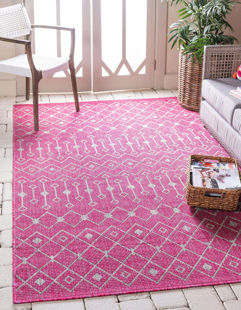 Outdoor Tribal Trellis Rug - The Nifty Decor
