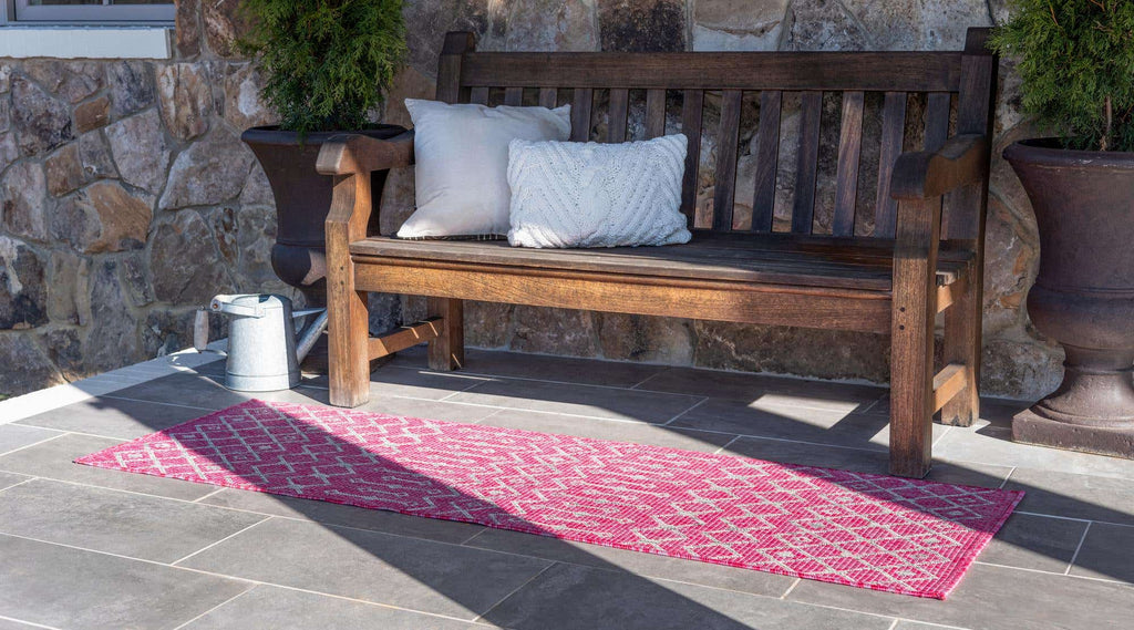 Outdoor Tribal Trellis Rug - The Nifty Decor