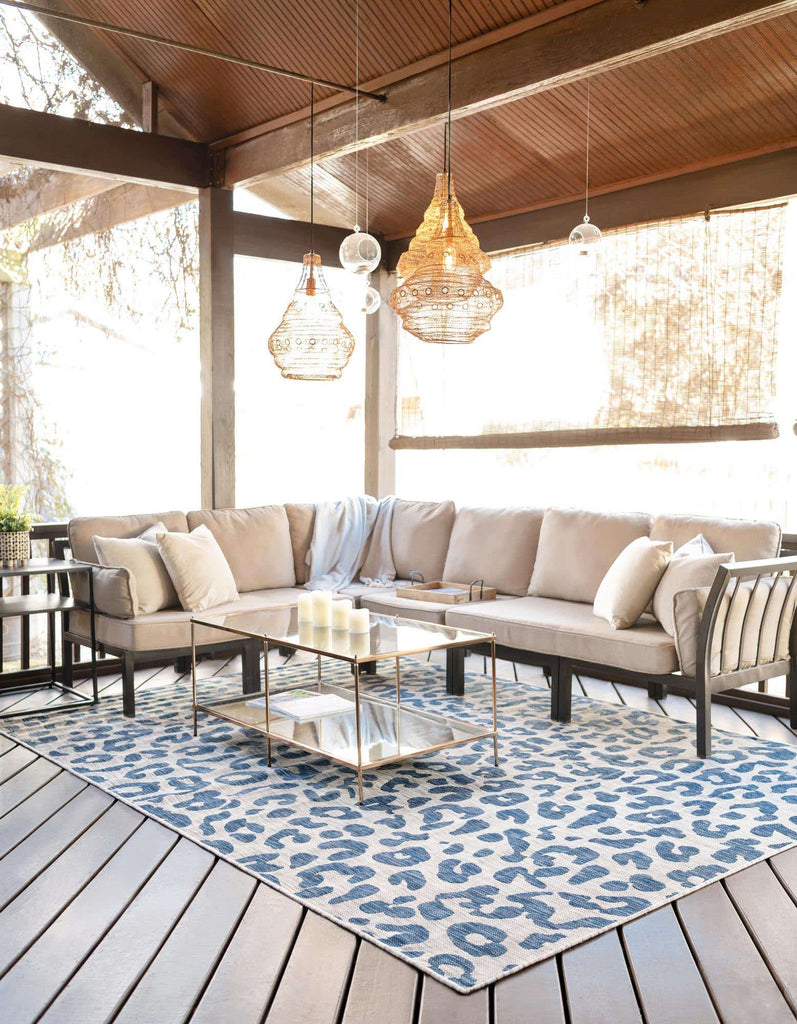 Outdoor Leopard Rug - The Nifty Decor