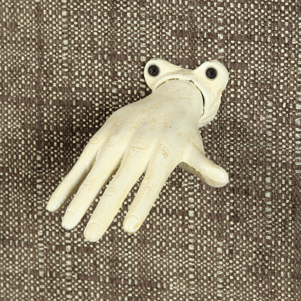 Antique White Wall Mounted Open Hand - Bombay Mercantile