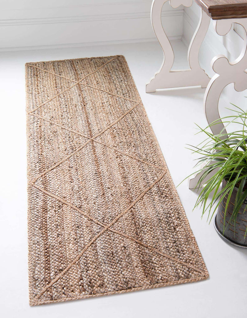 Trellis Braided Jute Rug - The Nifty Decor