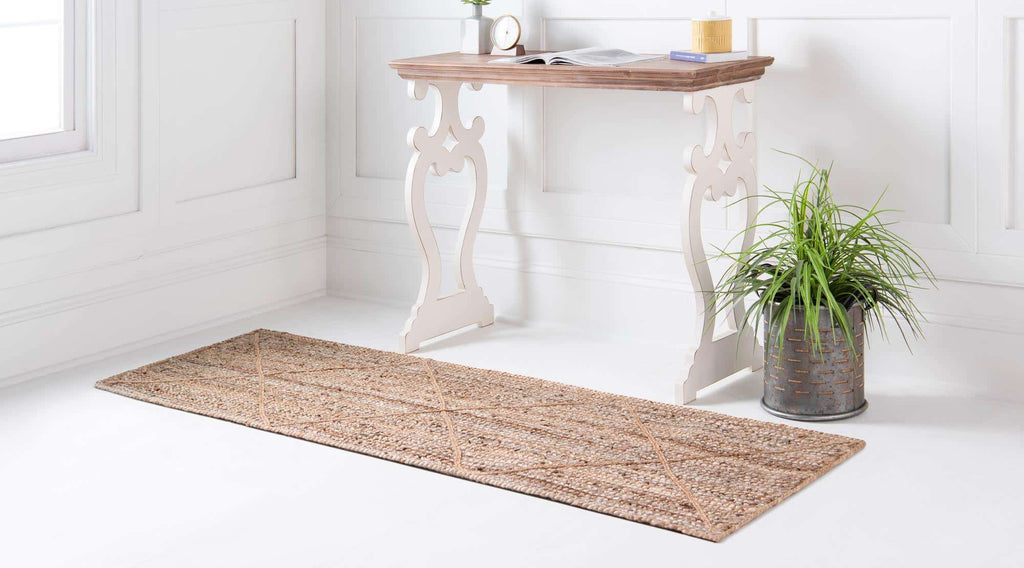 Trellis Braided Jute Rug - The Nifty Decor