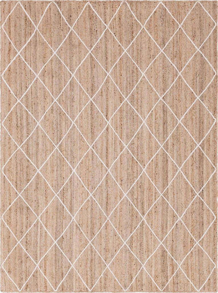 Trellis Braided Jute Rug - The Nifty Decor