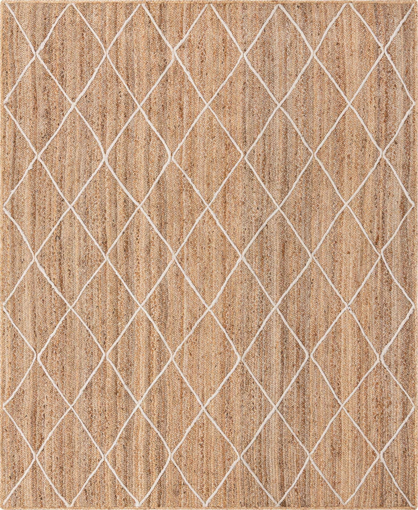 Trellis Braided Jute Rug - The Nifty Decor
