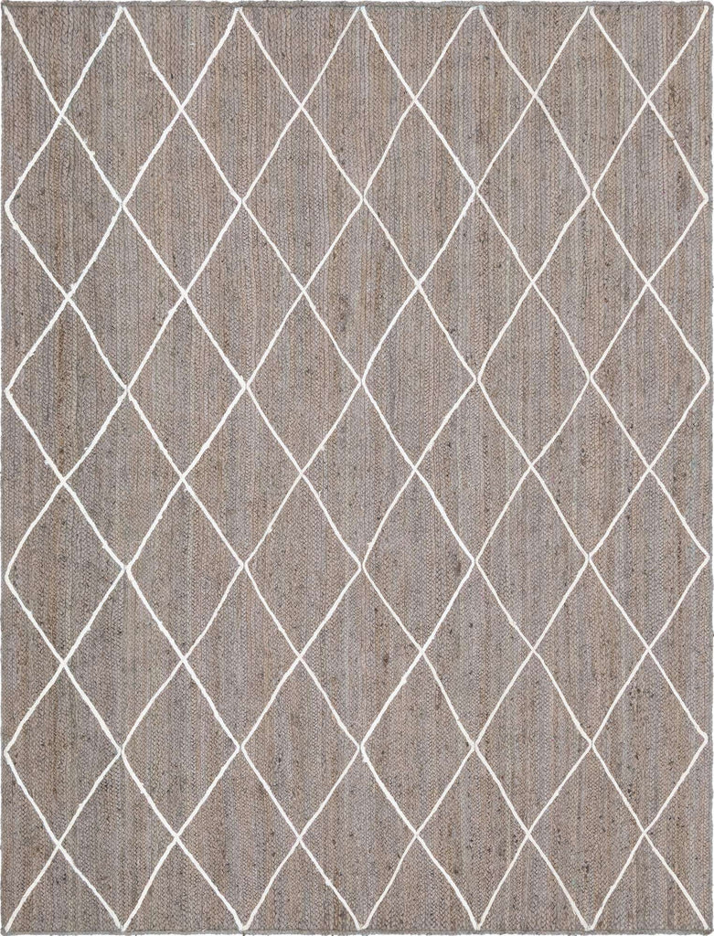 Trellis Braided Jute Rug - The Nifty Decor