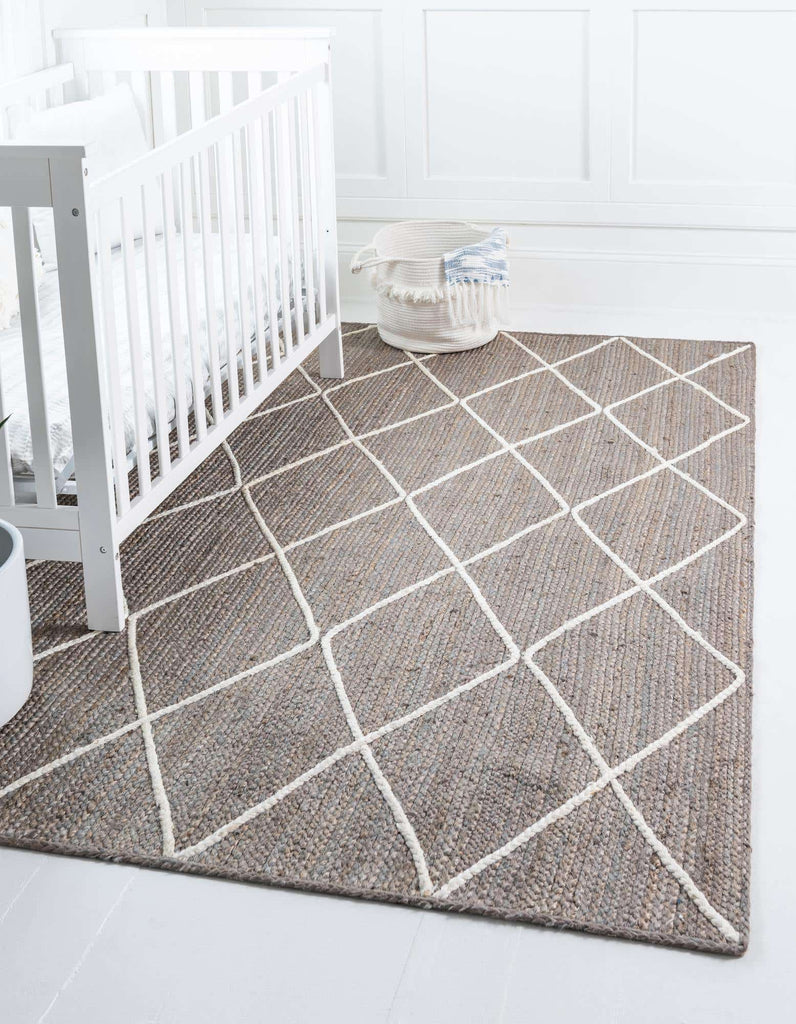 Trellis Braided Jute Rug - The Nifty Decor
