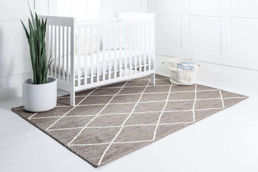 Trellis Braided Jute Rug - The Nifty Decor