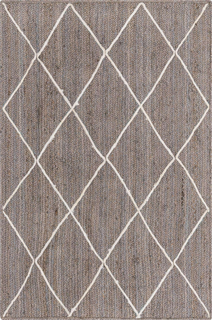 Trellis Braided Jute Rug - The Nifty Decor