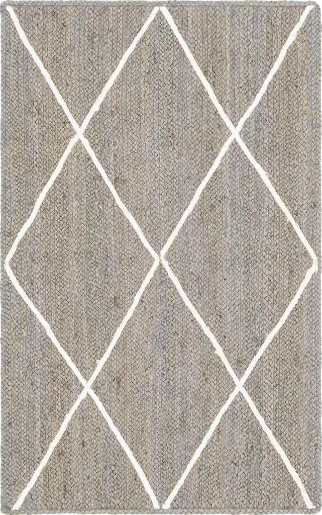 Trellis Braided Jute Rug - The Nifty Decor