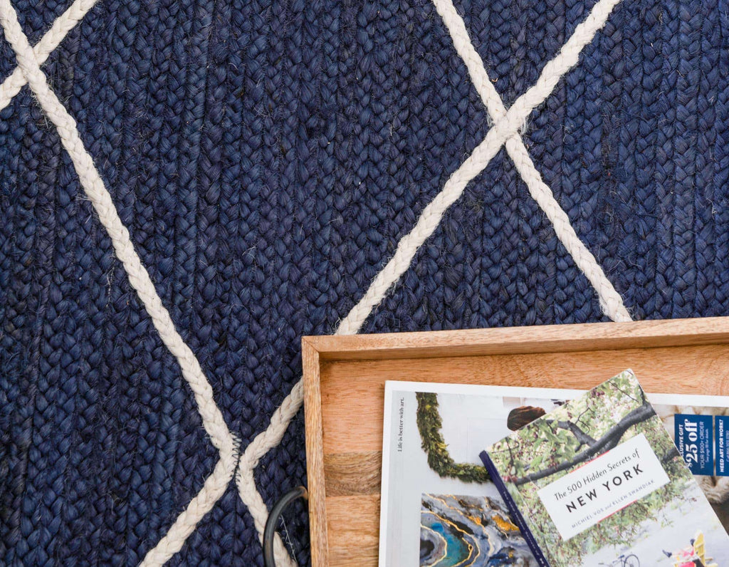 Trellis Braided Jute Rug - The Nifty Decor