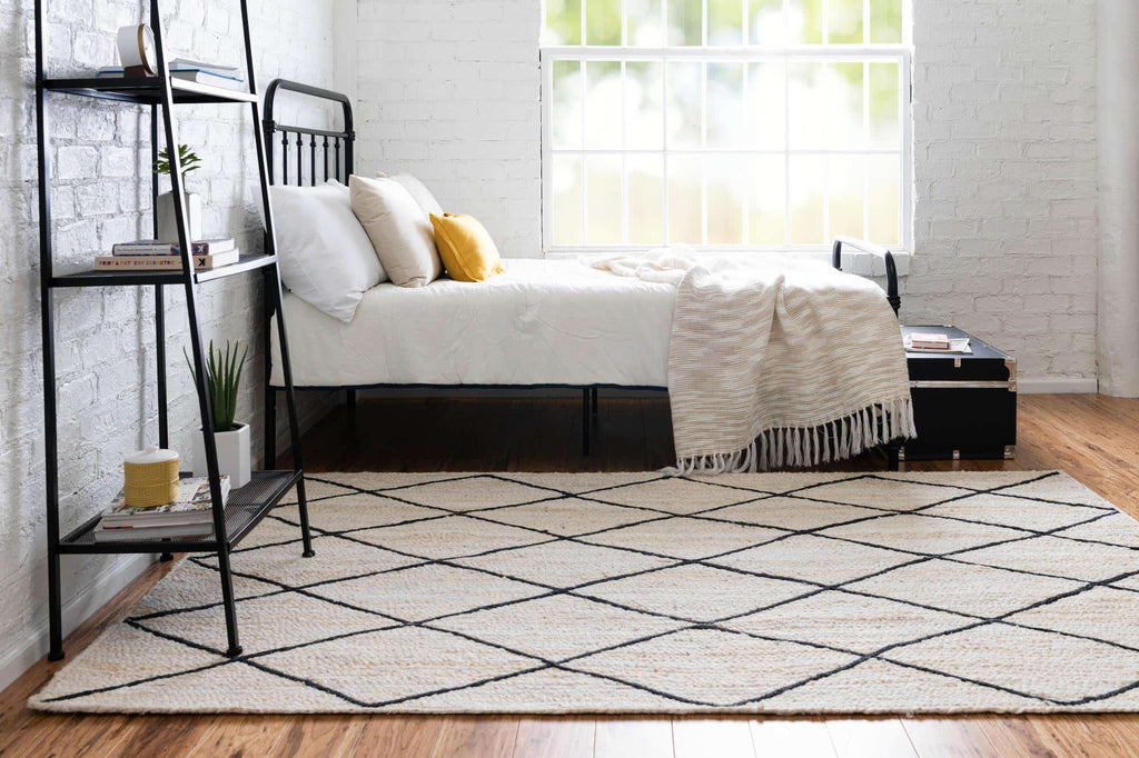 Trellis Braided Jute Rug - The Nifty Decor