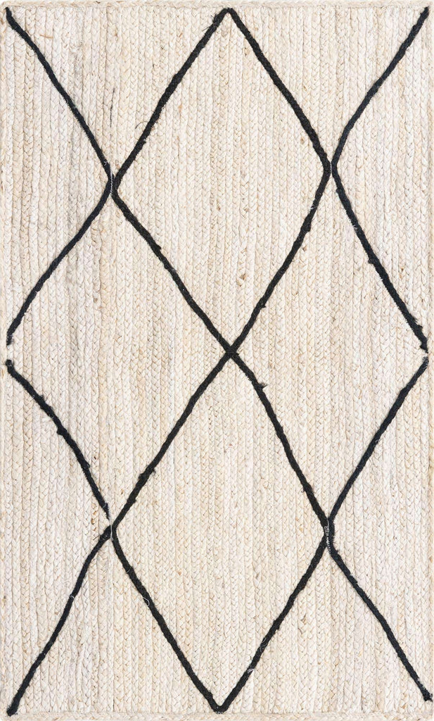 Trellis Braided Jute Rug - The Nifty Decor