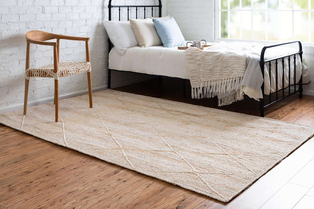 Trellis Braided Jute Rug - Bombay Mercantile
