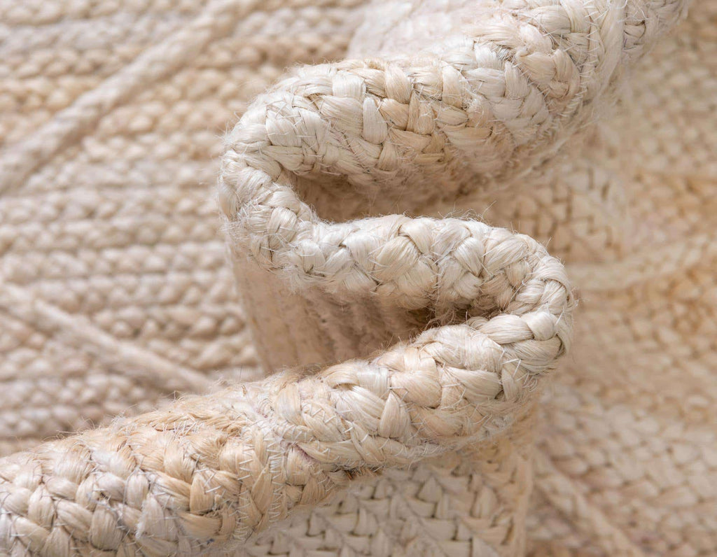 Trellis Braided Jute Rug - Bombay Mercantile