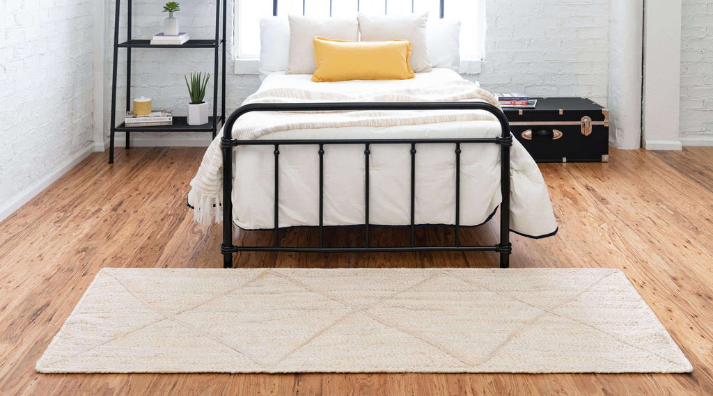 Trellis Braided Jute Rug - Bombay Mercantile