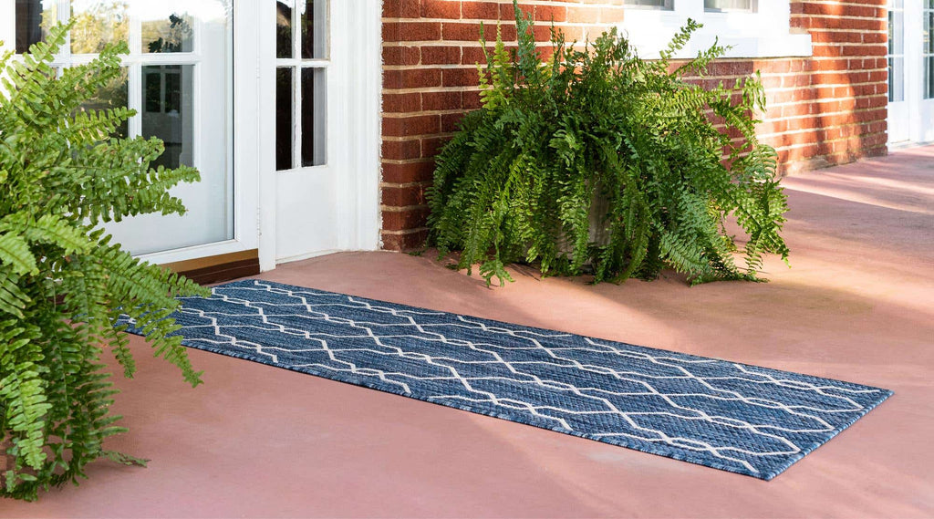 Outdoor Links Trellis Rug - The Nifty Decor